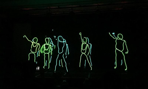 充滿科技感的自動化事業部演出